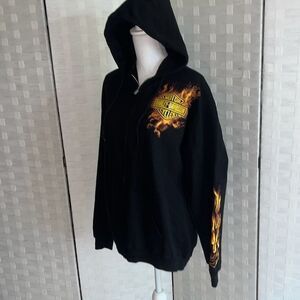 NWT Harley Davidson Men's Black Hoodie 2012